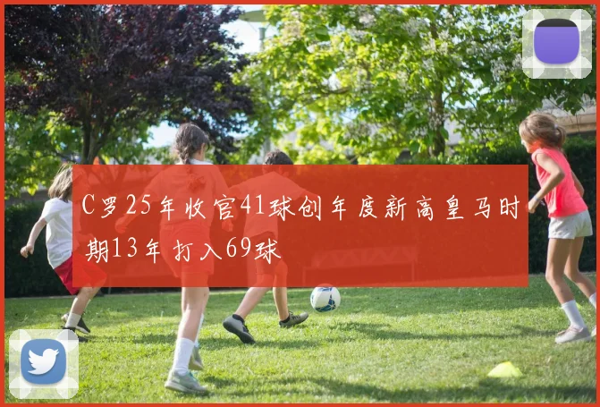 C罗25年收官41球创年度新高皇马时期13年打入69球